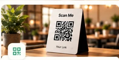 Custom QR code card